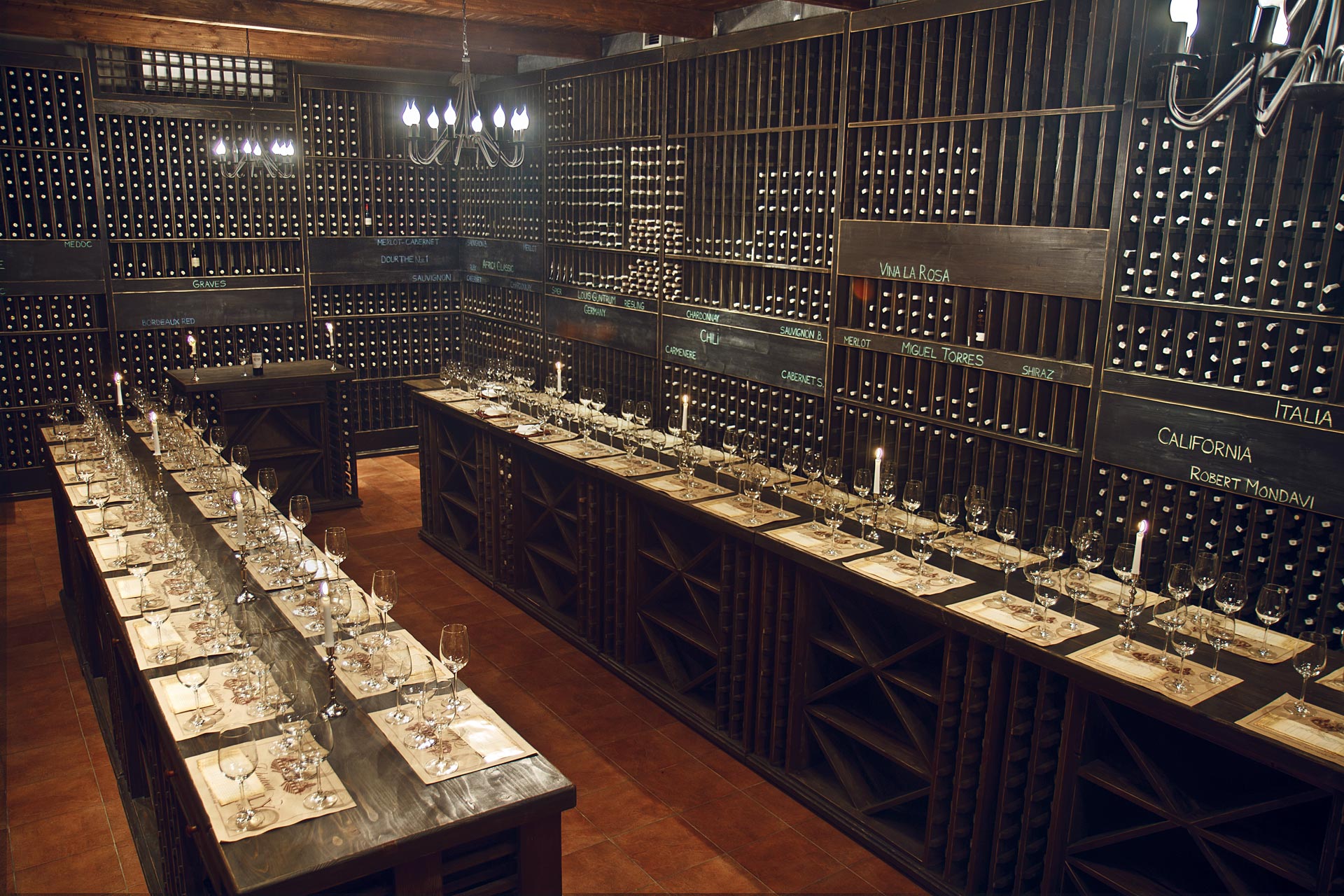 Château Vartely - Verkostungsraum Château Vartely - Verkostungsraum