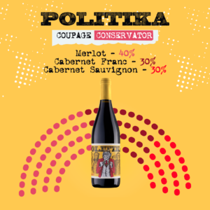 Politika Coupage Conservator - Rotwein Cuvée von Chateau Cristi Politika Coupage Conservator - Rotwein Cuvée von Chateau Cristi